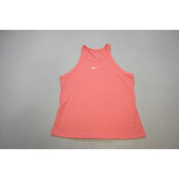 Nike Tennis Gym T Shirt Tank Top Dri Fit Athletic Pink Womens Size Large - Picture 1 of 4